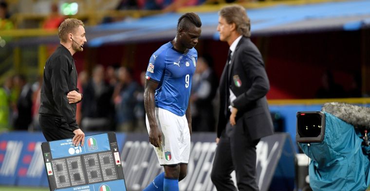 Mancini slaakt zucht na sneer van Balotelli: 'Ik hou te veel van hem'
