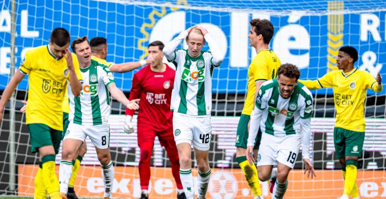 FC Groningen verliest ondanks goal Pepi en kijkt degradatiespook in de ogen