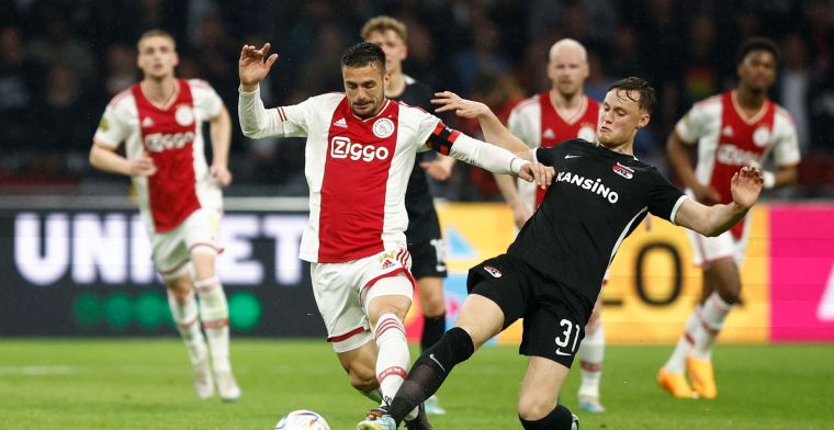 Ajax komt in topper niet langs AZ en kan Champions League-voetbal bijna vergeten