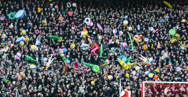 UEFA geeft Feyenoord ondanks opblaasdierenactie flinke boete voor duel met Roma