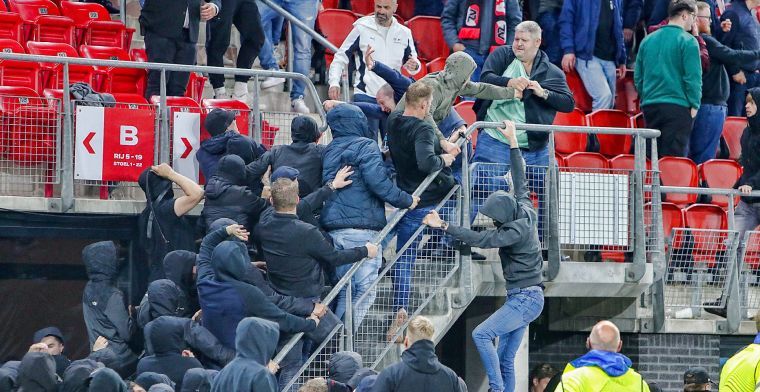 AZ krijgt rekening gepresenteerd voor rellen: fans niet welkom in Nijmegen