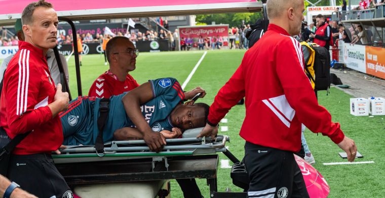 Feyenoord deelt foto van Kasanwirjo na schrikmoment: 'Leek iets ergs'