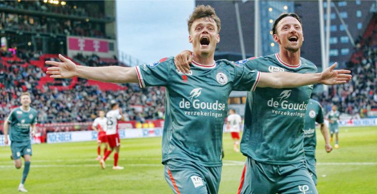 Sparta wint van FC Utrecht en doet goede zaken in strijd om Europees voetbal