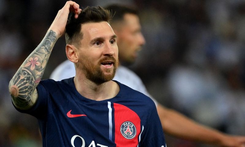 Messi geeft tekst en uitleg