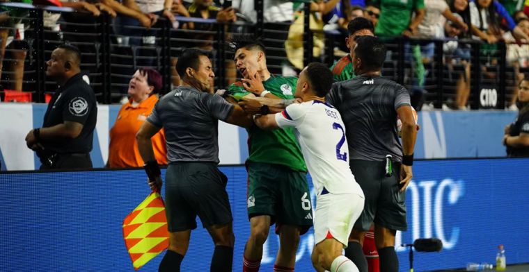 Amerika en Mexico ontsporen: vier rode kaarten, groot Eredivisie-aandeel