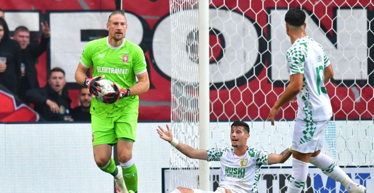 Doelman Unnerstall verlengt contract bij FC Twente: 'Daar geloof ik in'