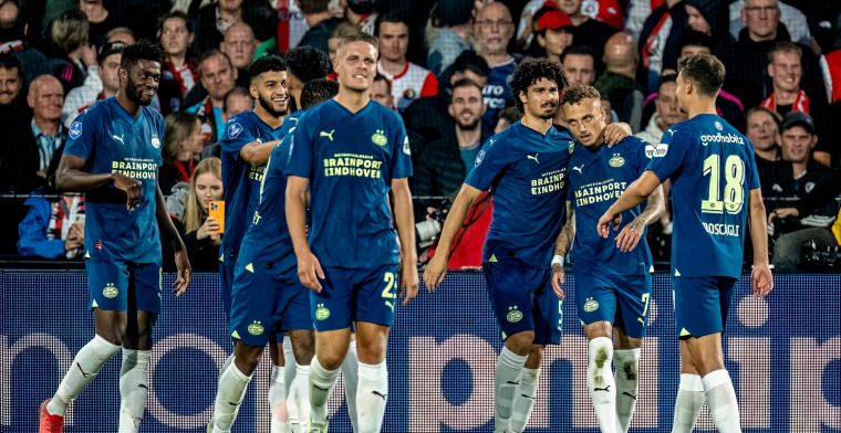 Lang bezorgt PSV Johan Cruijff Schaal na intens voetbalgevecht met Feyenoord