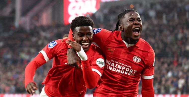 Oppermachtig PSV wint ruim en is dicht bij play-offs Champions League