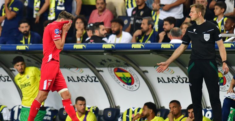 FC Twente gaat knock-out na rode kaart: Europese oorwassing bij Fenerbahçe