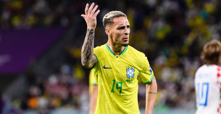 Braziliaanse voetbalbond zet in opspraak geraakte Antony per direct uit selectie