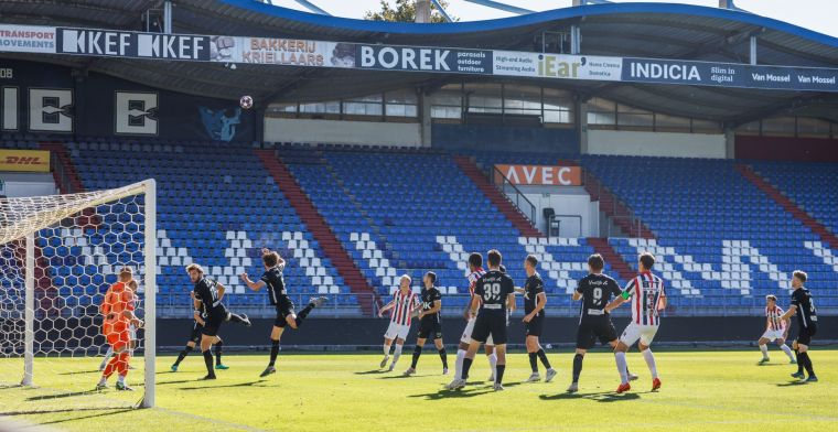 Willem II heeft ook in restant gestaakte derby geen kans en verliest ruim van NAC