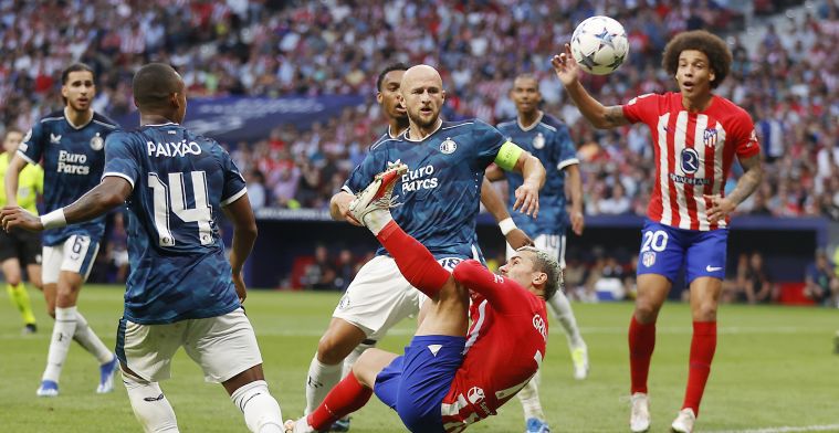Sterk Feyenoord doet zichzelf tekort tegen Atlético Madrid