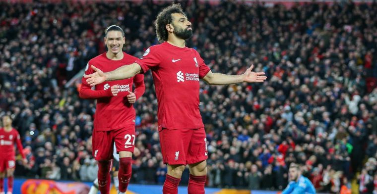 Liverpool wint derby na dubbelslag Salah en voegt zichzelf bij koplopers