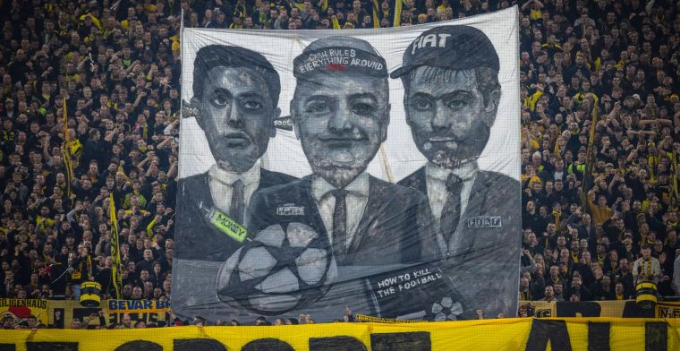 Dortmund-aanhang komt met statement tegen UEFA: 'Jullie geven niets om de sport'