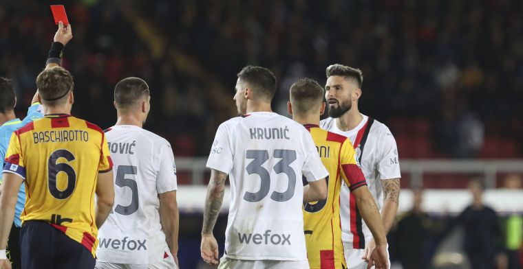 Boetes en schorsingen: verhit duel tussen Lecce en AC Milan krijgt staartje