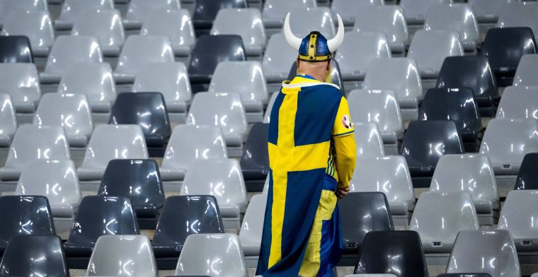 Maand na aanslag: Zweden zonder logo, vlaggen of blauw-geel naar interland