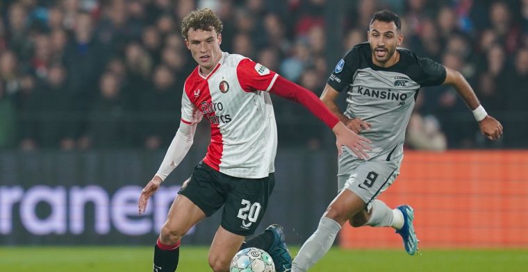 'Barcelona kijkt naar Wieffer: scouts regelmatig op tribune bij Feyenoord'