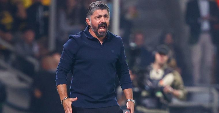 Marseille-coach Gattuso door het dolle heen voor duel met Ajax: 'Het was een ramp'