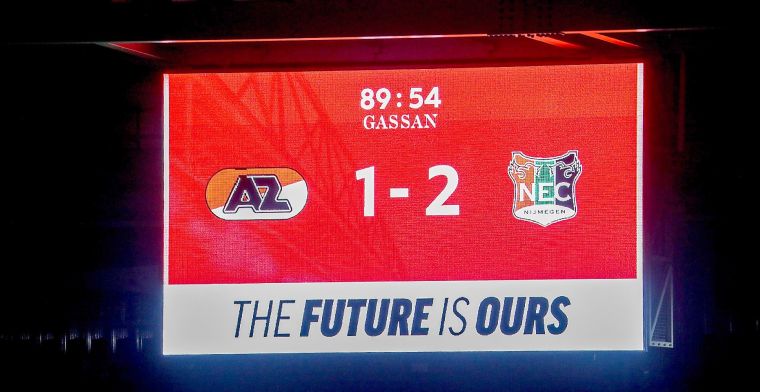 NEC weet AZ-storm van vijf minuten te overleven: Nijmegenaren winnen in restant