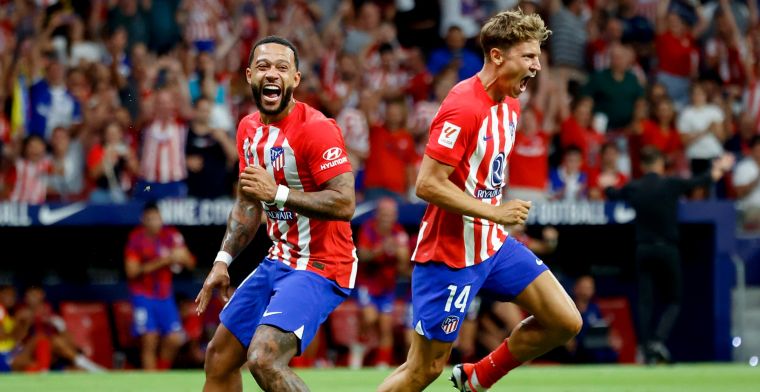 LIVE: Atlético Madrid boekt nipte zege zonder Memphis (gesloten)