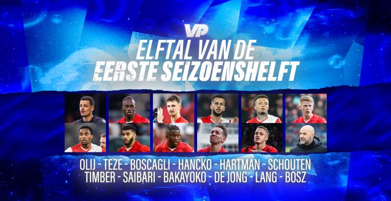 VP's Elftal van de Eerste Seizoenshelft: PSV hofleverancier, drie Feyenoorders
