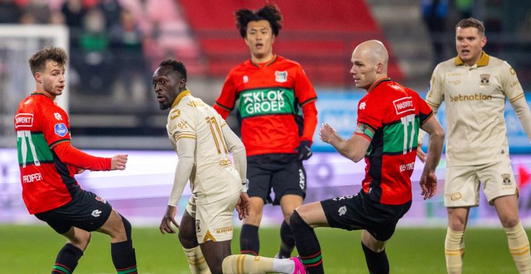 NEC komt mede door wereldgoal langs Go Ahead en haalt kwartfinale KNVB beker