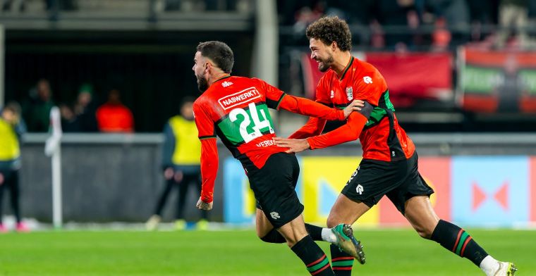 Tiental FC Twente gaat onderuit in Nijmegen door geweldige goal Verdonk