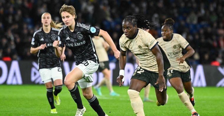 Ajax Vrouwen onderuit bij PSG: duel met Roma cruciaal voor bereiken volgende ronde