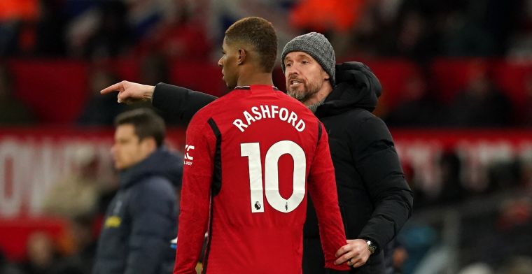 Dodelijke reactie Ten Hag: Rashford weer in opspraak bij Manchester United