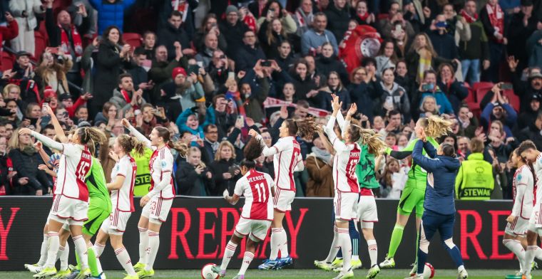 Vrouwen Ajax zorgen voor historische prestatie in Champions League