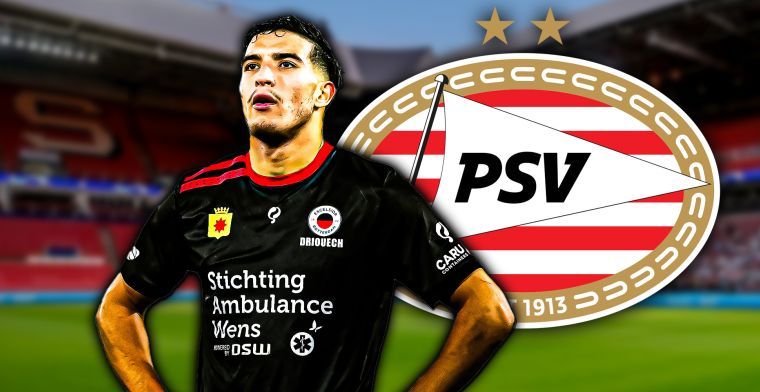 PSV 'duwt door' voor Driouech: 'Over en weer worden spelletjes gespeeld'