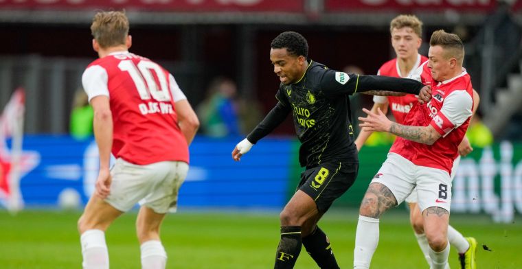 Clasie geïrriteerd na Feyenoord-zege: 'Wellenreuther had de bal acht minuten vast'