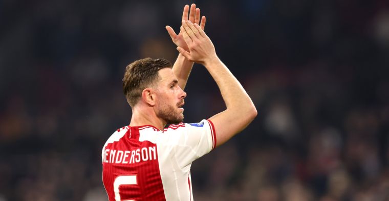 Complimenten voor Henderson: 'Zijn verdienste dat het niet open lag bij Ajax'
