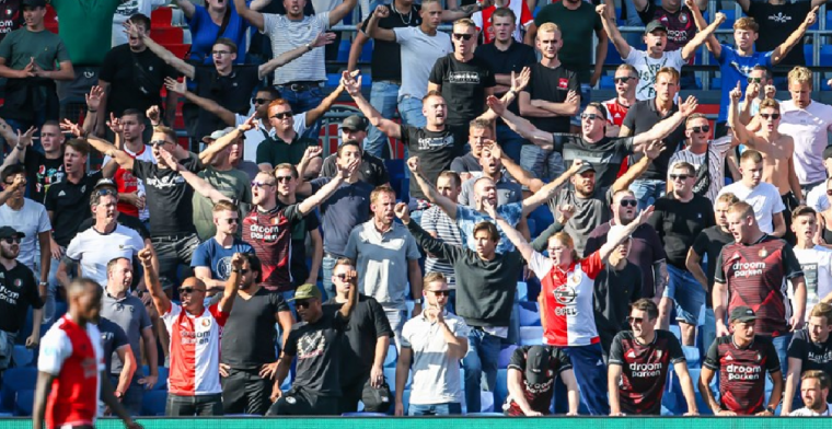 Feyenoord-fans zorgen voor overlast: 'We geven 500 boetes per wedstrijddag'