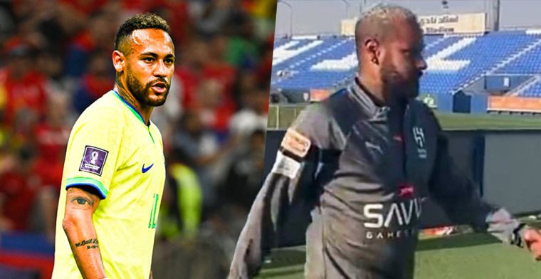 Buitenspel: corpulente Neymar keert terug bij Al Hilal en gaat opnieuw viral