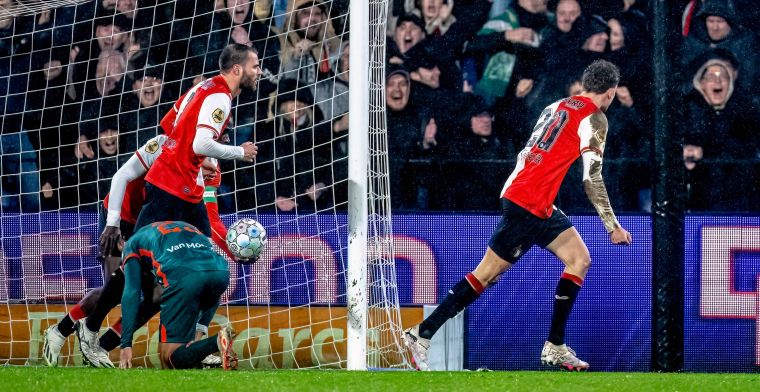 Feyenoord legt tiental RKC vlak voor tijd pas over de knie: Wieffer gevierde man
