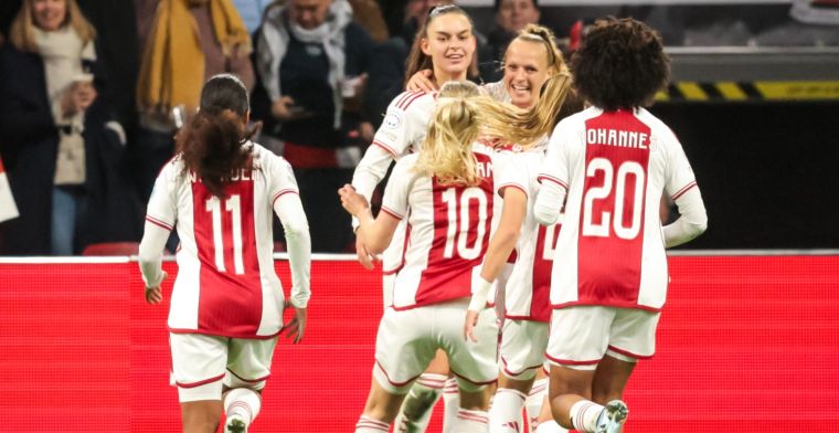 Enorme stunt: Ajax Vrouwen legt ongeslagen FC Twente over de knie