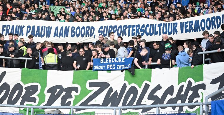 FSV De Feijenoorder niet blij met Paauw: 'Voetbal zonder supporters is niets'