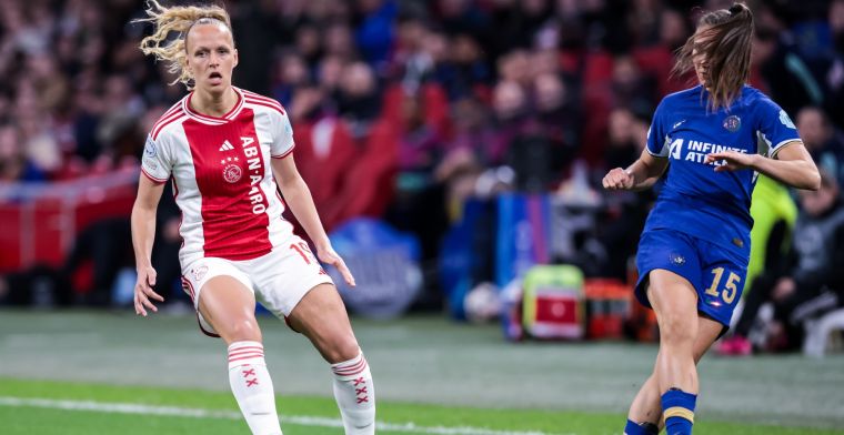 Oppermachtig Chelsea legt Ajax vrouwen na sterk begin toch makkelijk over de knie