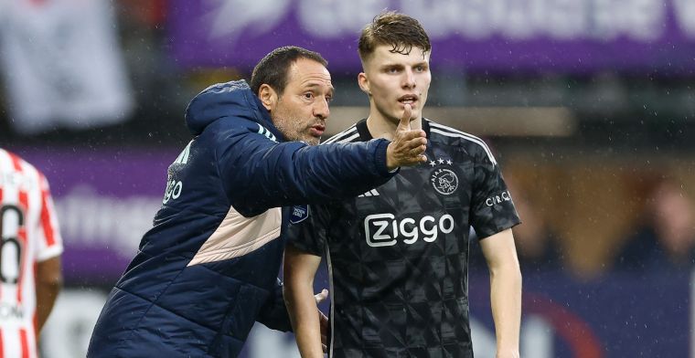 Ajax-zondebok peinst niet over vertrek: 'Blijf zolang mijn contract loopt'