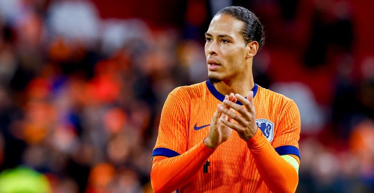 Van Dijk vindt Oranje-zege geflatteerd: 'Geen 4-0-wedstrijd, als je eerlijk bent'