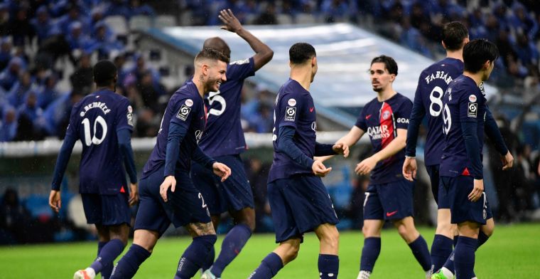 PSG-tiental heeft geen last van Marseille en wint na Portugese dubbelslag 