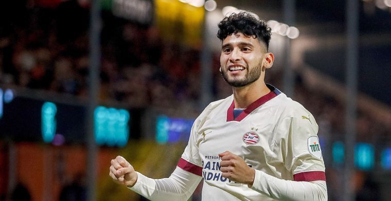 Goudhaantje PSV houdt geduld: 'Niet tevreden met speeltijd, wél met doelpunten'