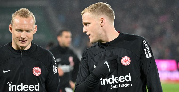Van de Beek verder in het nauw: weer geen speeltijd bij Eintracht Frankfurt
