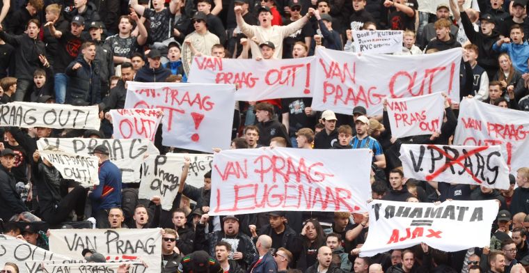 Volop steun voor Kroes, Van Praag uitgekotst door Ajax-fans: 'Ze reageren primair'