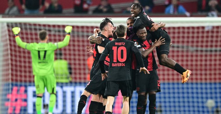Leverkusen plaatst zich ten koste van Roma voor finale en grijpt nieuw record