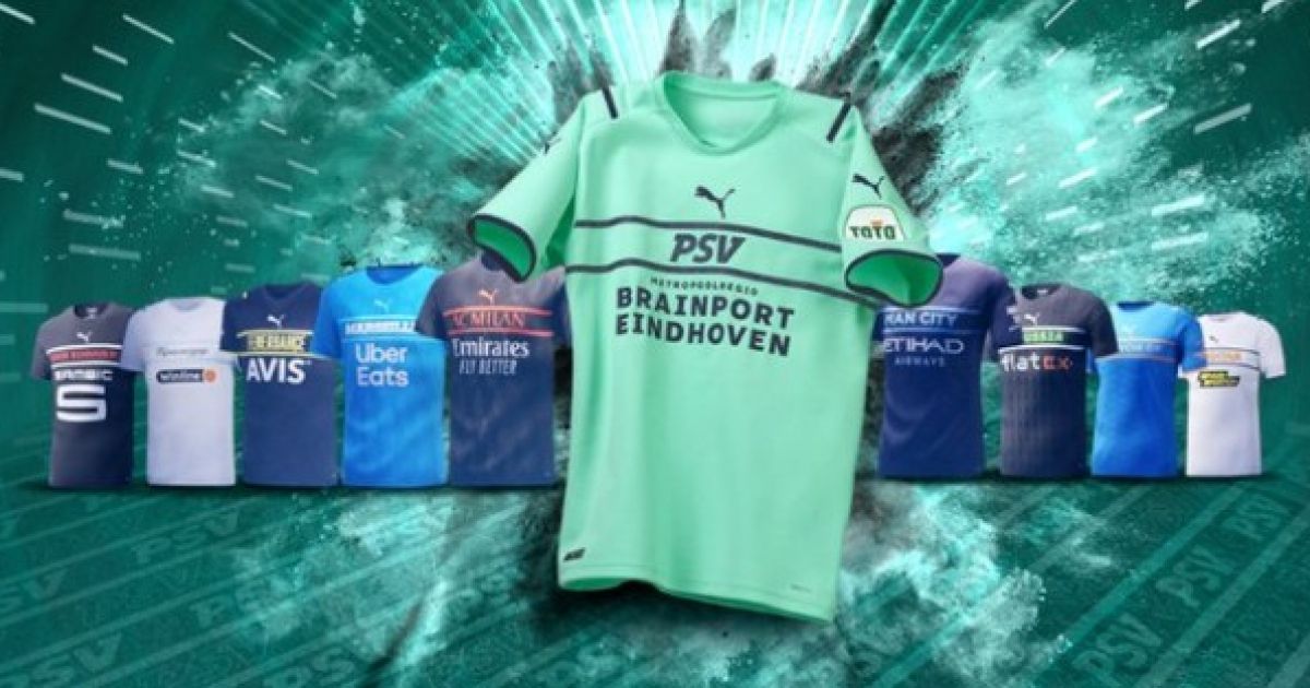 Afkeurende reacties op 'triest' derde tenue PSV: 'City-keeper in zelfde truitje' -