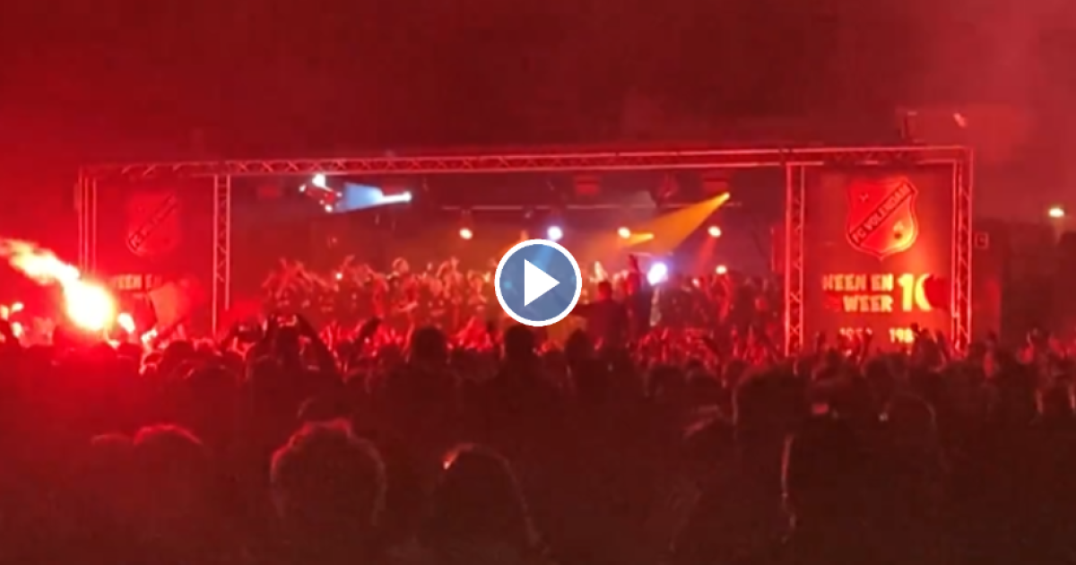 Wat een feest dorp staat op