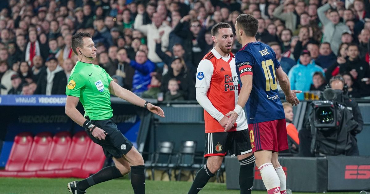 “Feyenoord’s Orkun Kökcü Reacts to Tadic’s Gestures During Classic Match”